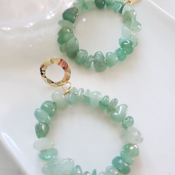 New! FP Raw Stone Earrings - Picture 4 of 15